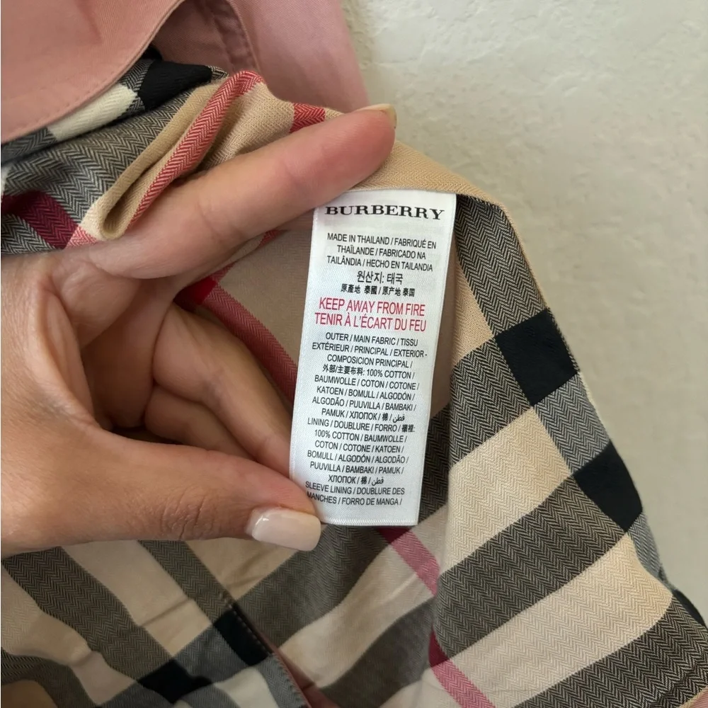 Burberry trench hood
